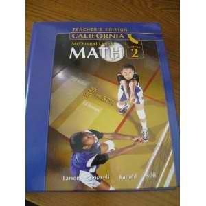 McDougal Littell Middle School Math California: Teacher's Edition Course 2 2008