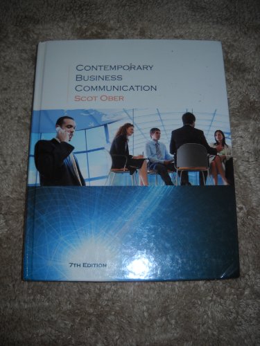 Contemporary Business Communication Seventh Edition