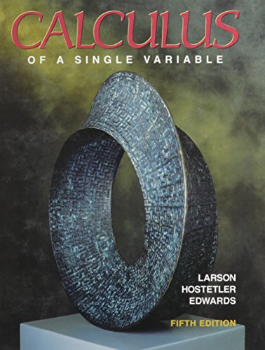 Calculus of a Single Variable