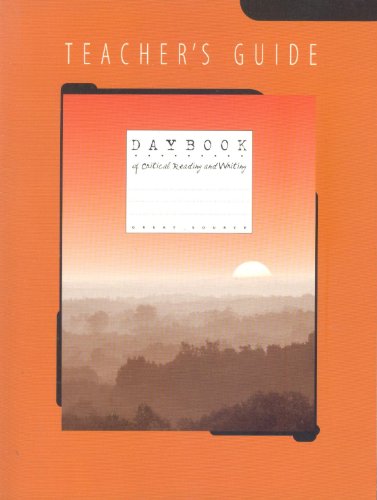 Daybook of Critical Reading and Writing, Teachers Guide