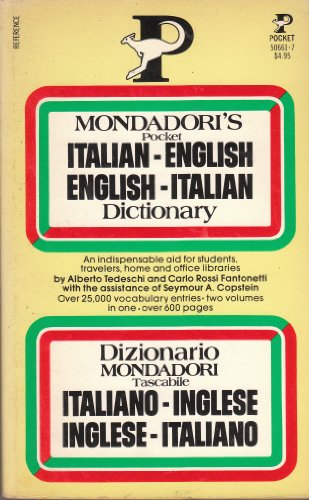 Mondadori's Pocket English-Italian Italian-English Dictionary