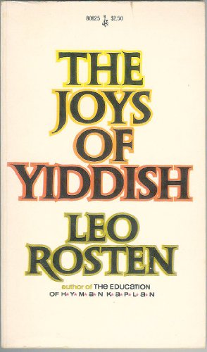 The joys of Yiddish