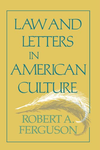 Law and Letters in American Culture