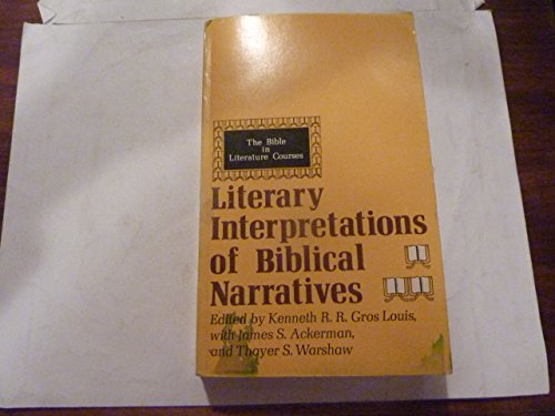 Literary Interpretations of Biblical Narratives.