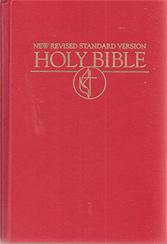 Cokesbury NRSV Pew United Methodist Edition Bible: Cross and Flame Emblem, Bright Red