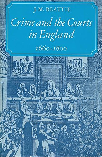 Crime and the Courts in England, 1660-1800