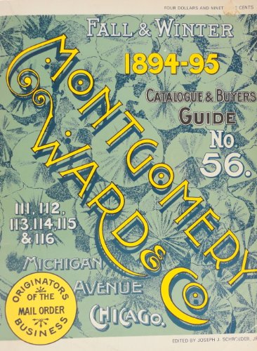 Montgomery Ward & Co. 1894-1895 Catalogue (1970 reprint)