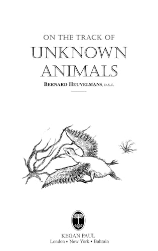 On the Track of Unknown Animals