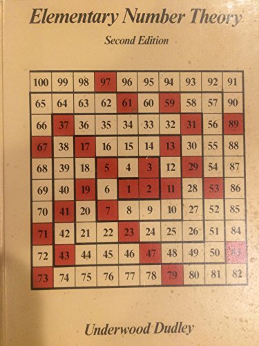 Elementary Number Theory (A Series of Books in the Mathematical Sciences)