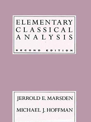 Elementary Classical Analysis, 2nd Edition