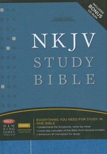 NKJV Study Bible: New King James Version, Pacific Blue, Study Bible