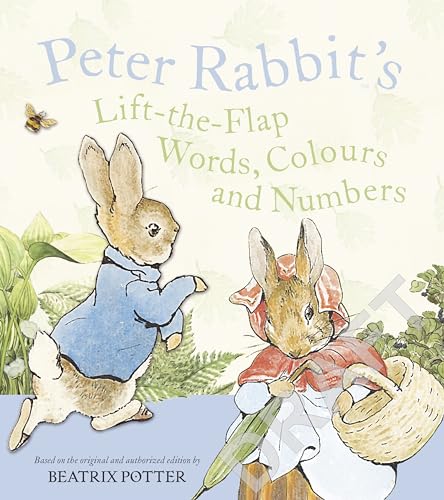 Peter Rabbit Lift-the-Flap Words, Colors, and Numbers (R/I) (Potter)