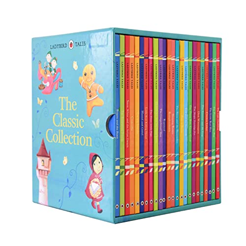 Ladybird Tales 22 Books Collection Box Set Pack (Cinderella, Gingerbread Man, Goldilocks & Three Bears, Hansel & Gretel, Jack and the Beanstalk, Little Red Riding Hood, Rapunzel, Snow,white and the Seven Dwarfs, Three Billy Goats Gruff, Etc)