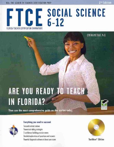 FTCE Social Science 6-12 w/ CD-ROM (FTCE Teacher Certification Test Prep)