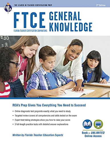FTCE General Knowledge Book + Online (FTCE Teacher Certification Test Prep)