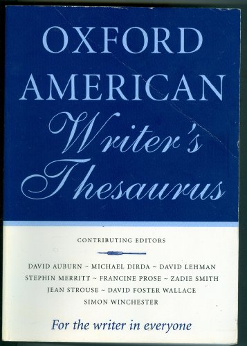 Oxford American Writer's Thesaurus