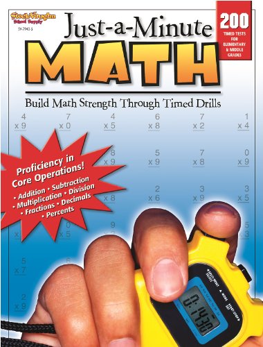 Just-a-Minute Math Grades 1-8
