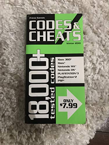 Codes & Cheats Winter 2010: Prima Official Game Guide