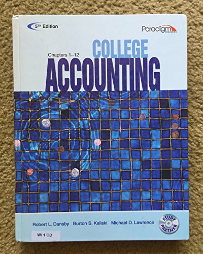 College Accounting (Ch 1-12)(W/CD) 5th