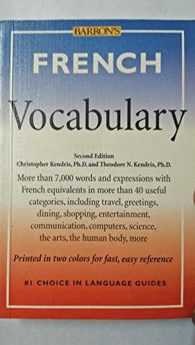 French Vocabulary (Barron's Vocabulary Series) (English and French Edition)