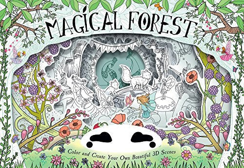 Magical Forest: Color and Create Your Own Beautiful 3D Scenes (3D Colorscapes)