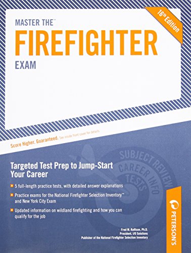 Peterson's Master the Firefighter Exam
