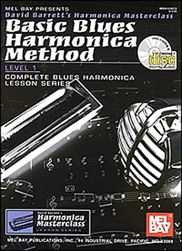 Mel Bay Basic Blues Harmonica Method Book/CD Set
