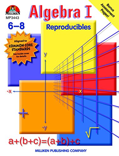 Algebra I: Reproducibles, Grades 6-8