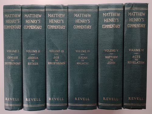 Matthew Henry's A Commentary on the Whole Bible