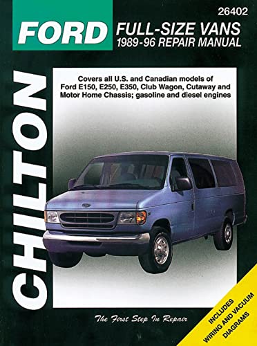 Ford Full-Size Vans, 1989-96 (Chilton Total Car Care Series Manuals)
