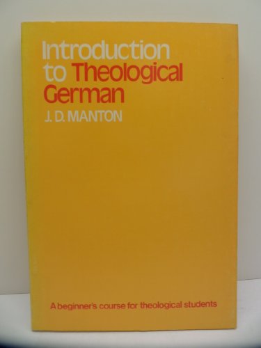 Introduction to Theological German (English and German Edition)