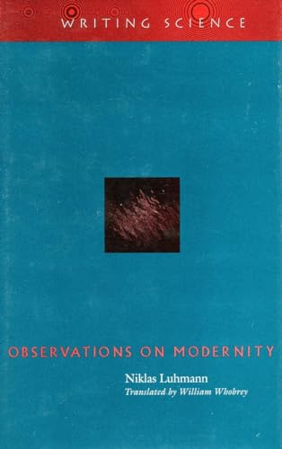 Observations on Modernity (Writing Science)