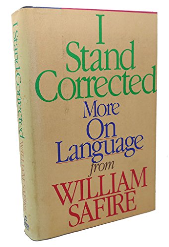 I Stand Corrected: More on Language
