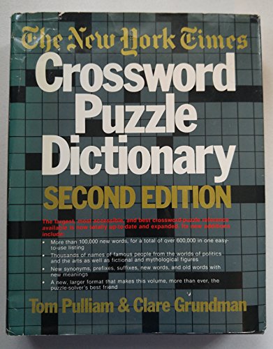 New York Times Crossword Puzzle Dictionary (2nd ed) (Puzzle Reference)