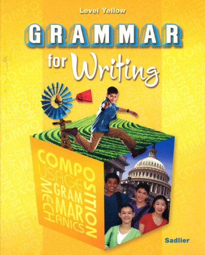 Grammar for Writing, Level Yellow