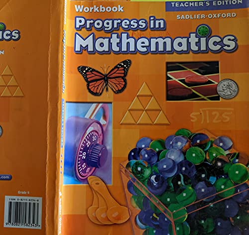 Sadlier-Oxford Progress in Mathematics Grade 4 Workbook Teacher's Edition