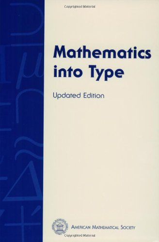 Mathematics into Type