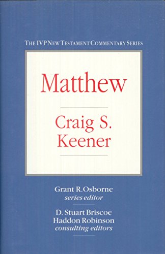 Matthew (IVP New Testament Commentary Series)