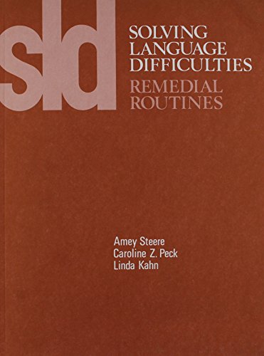 Solving Language Difficulties: Remedial Routines