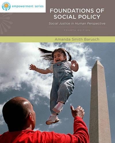 Foundations of Social Policy: Social Justice in Human Perspective (Brooks/Cole Empowerment Series)