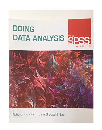 Doing Data Analysis with SPSS: Version 18.0