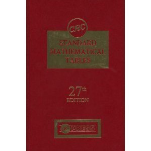 CRC Standard Mathematical Tables and Formulae, 27th Edition (Discrete Mathematics and Its Applications)