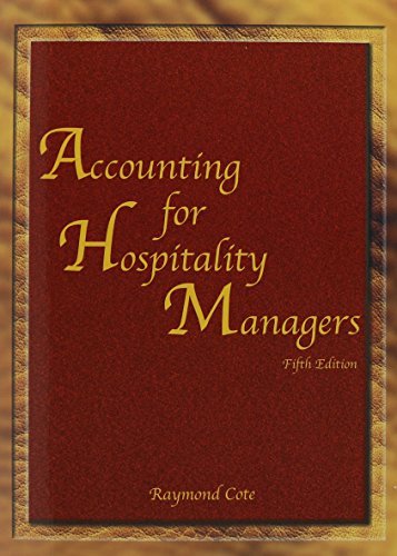 Accounting for Hospitality Managers