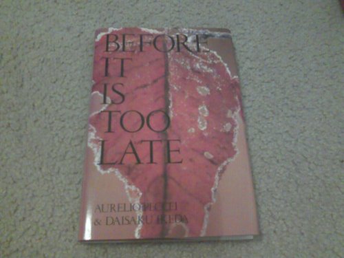 Before It Is Too Late