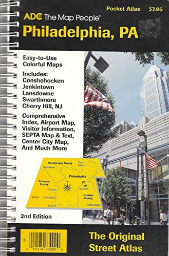Philadelphia, Pa, Pocket Atlas: Includes Conshohocken, Jenkintown, Lansdowne, Swarthmore ... Downtown Map, and Much More