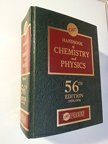 Crc Handbook of Chemistry and Physics 55ED