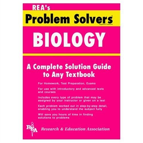 Biology Problem Solver (Problem Solvers Solution Guides)