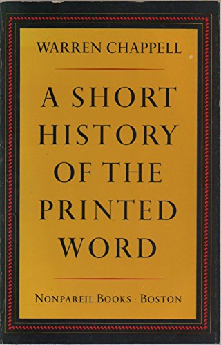 A Short History of the Printed Word