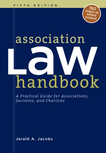 Association Law Handbook: A Practical Guide for Associations, Societies and Charities 5th Edition