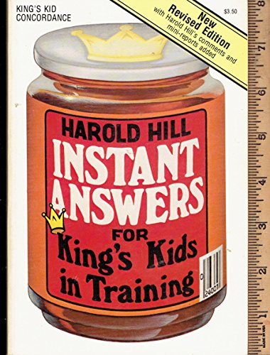 Instant Answers for King's Kids in Training